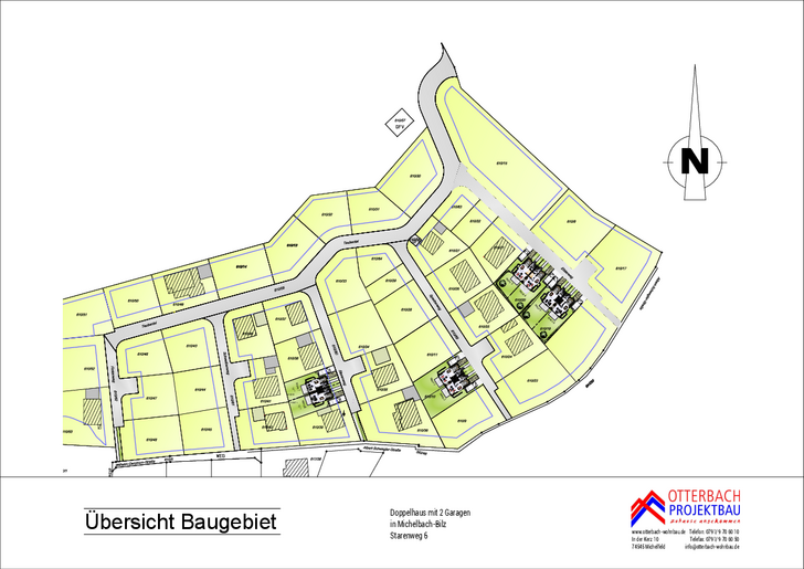 Übersicht Baugebiet Michelbach