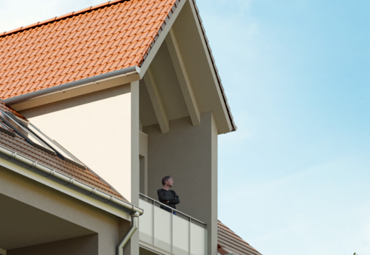 5,5-Zi-Wohnung (DG) mit Loggia und Dachterrasse