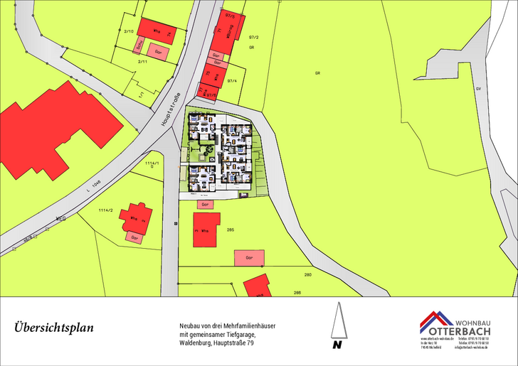 Lageplan Waldenburg